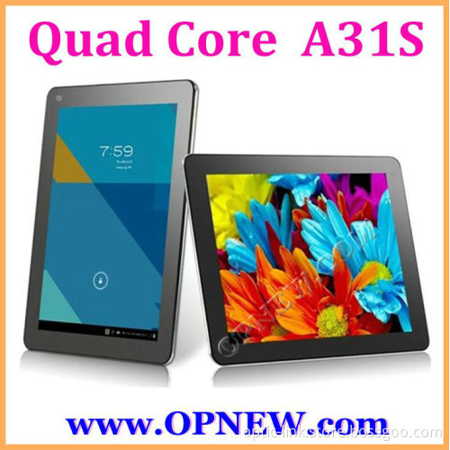 OEM Cheap 9.7" A31S Quad Core Tablet PC ARMV7 Android 4.2 Tablet with Picture-in-Picture,HDMI, External 3G,IPS Capacitive OPNEW